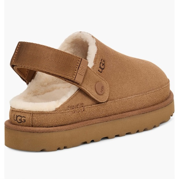 UGG Goldenstar Cozy Clog. Size 10. Color: Chestnut. - Picture 3 of 15